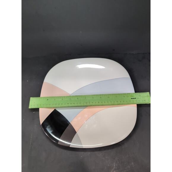 Mikasa Square Chop Plate Platter, Tempo Eighty Design, Vintage Mikvari Serveware - Picture 5 of 9